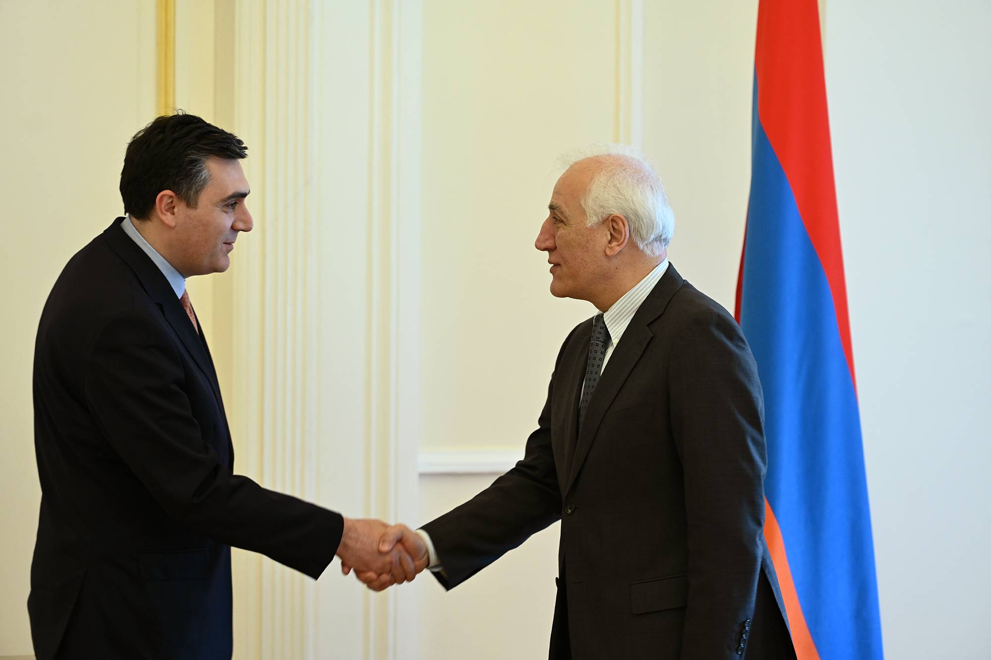 President Vahagn Khachaturyan receives Foreign Minister of Ilia