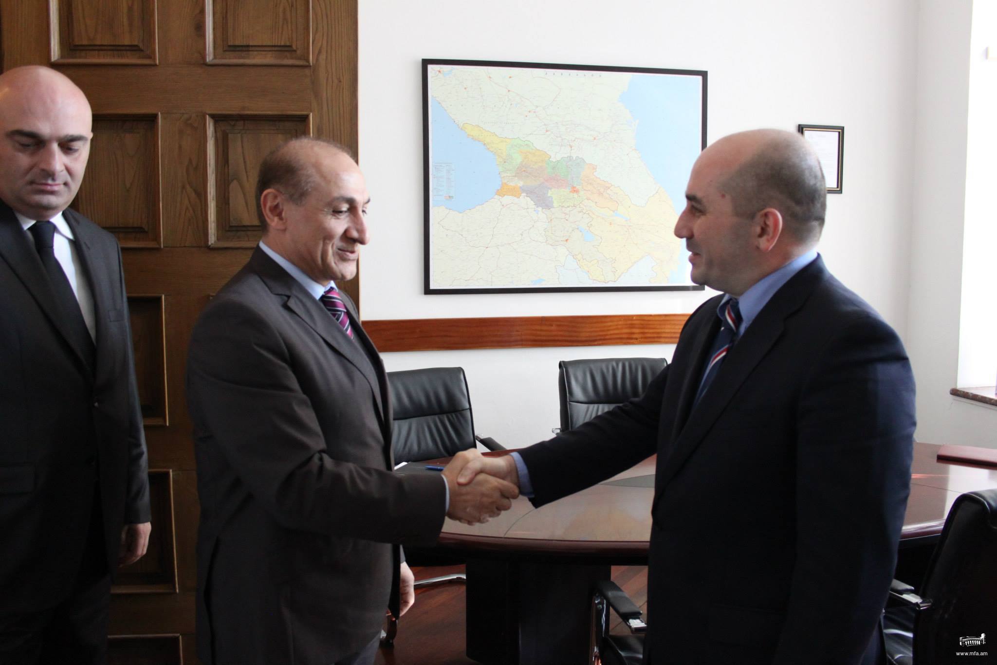 Ambassador Vardanyan's Meeting with   State Minister of Georgia for Diaspora Issues