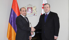 Встреча Посла Юрия Варданяна с министром экономики и устойчивого развития Грузии