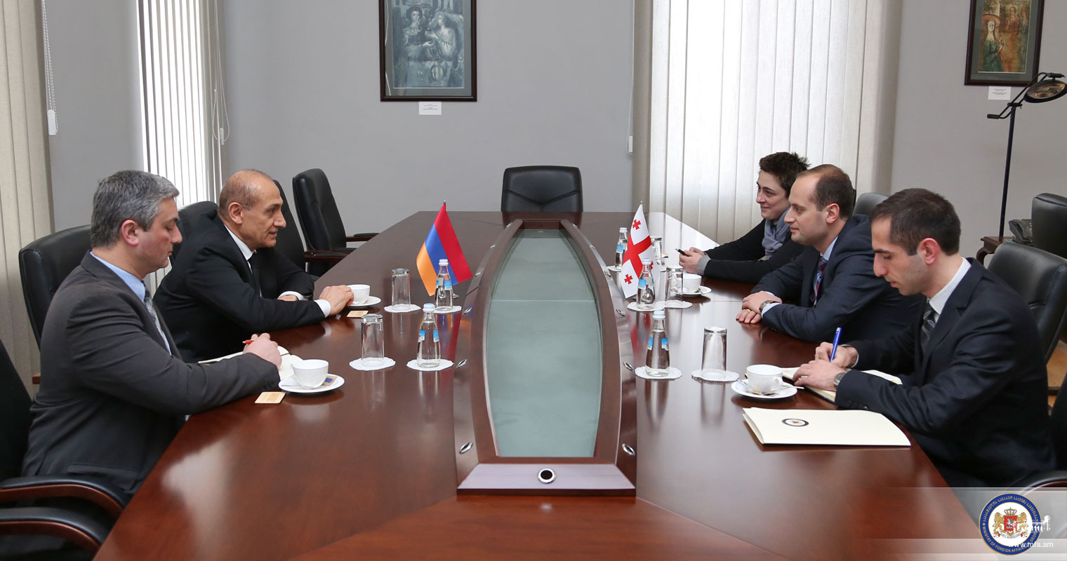 Ambassador Yuri Vardanyan’s Meeting with the Minister of Foreign Affairs of Georgia Mikhail Janelidze