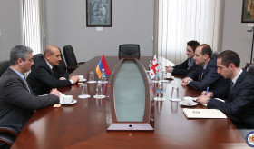 Ambassador Yuri Vardanyan’s Meeting with the Minister of Foreign Affairs of Georgia Mikhail Janelidze