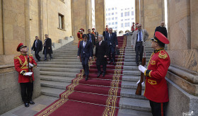 Նախագահ Սերժ Սարգսյանը հանդիպել է Վրաստանի խորհրդարանի նախագահ Իրակլի Կոբախիձեի հետ