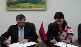 Signing of a Memorandum of Understanding between the Institutions of Diplomatic Training of Armenia and Georgia